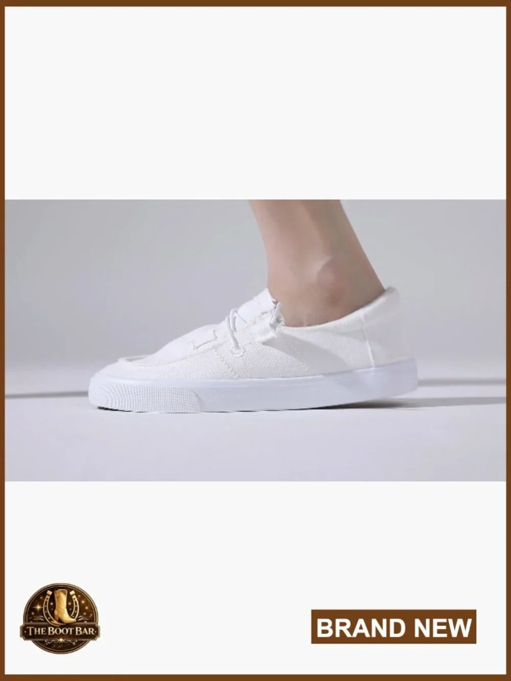 Lightweight Canvas Loafers Slip-On Sneakers with Arch Support
